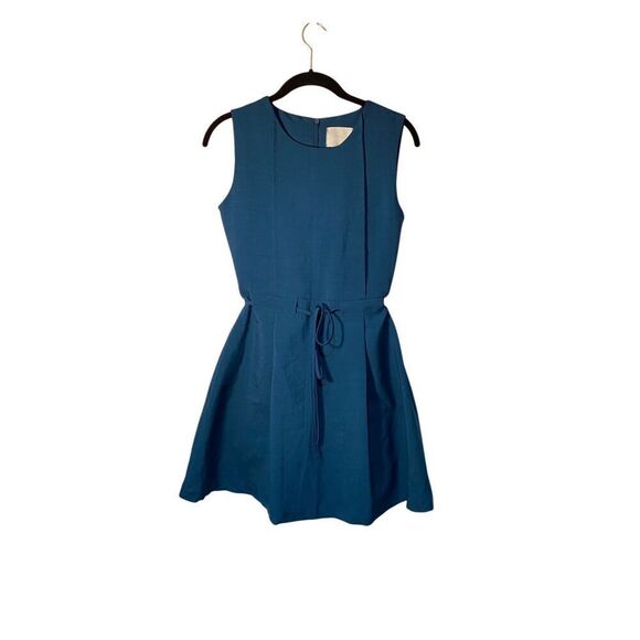 Refill Woman’s Green Front Tie Mini Dress Size 4 - Picture 2 of 6